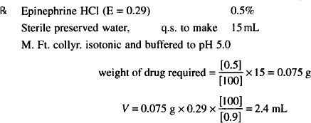 What is an example of an isotonic solution?
