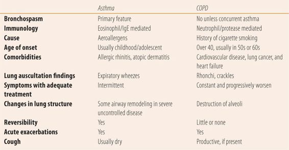 Asthma And Chronic Obstructive Pulmonary Disease Copd Basicmedical Key