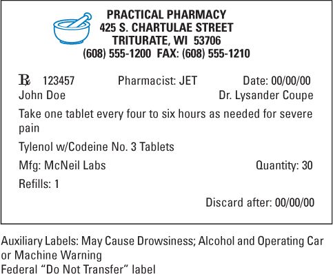 Labeled Prescription With Doctors Name Sample - 35 Prescription Label Example Labels Design Ideas 2020