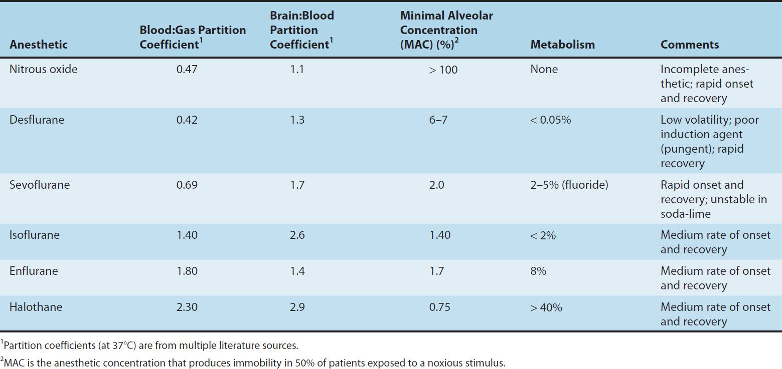 General Anesthetics List at Ann Wood blog