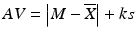 
$$ \overline{X}>T $$
” src=”/wp-content/uploads/2016/07/A330233_1_En_24_Chapter_IEq12.gif”></SPAN>, then <SPAN class=EmphasisTypeItalic>M</SPAN> = <SPAN class=EmphasisTypeItalic>T</SPAN> </DIV></DIV><br />
<DIV class=ClearBoth> </DIV></DIV></DIV></DIV></DIV><br />
<DIV class=ClearBoth> </DIV></DIV></DIV></DIV></DIV><br />
<DIV class=ClearBoth> </DIV></DIV><br />
<DIV class=ListItem><SPAN class=ItemNumber>3.</SPAN><br />
<DIV class=ItemContent><br />
<DIV id=Par17 class=Para>Calculate the Acceptance Value (AV) using the acceptability constant <SPAN class=EmphasisTypeItalic>k</SPAN>, where <SPAN class=EmphasisTypeItalic>k</SPAN> = 2.4 for tier 1 (<SPAN class=EmphasisTypeItalic>n</SPAN> = 10), and <SPAN class=EmphasisTypeItalic>k</SPAN> = 2.0 for tier 2 (<SPAN class=EmphasisTypeItalic>n</SPAN> = 30).<br />
<DIV id=Equa class=Equation><br />
<DIV class=EquationContent><br />
<DIV class=MediaObject><IMG alt=