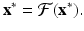 
$$ \displaystyle{\mathbf{x}^{{\ast}} = \mathcal{F}(\mathbf{x}^{{\ast}}).} $$
