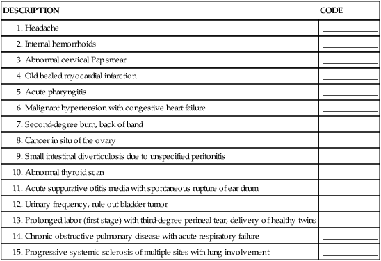 Diagnostic Coding: International Classification Of Diseases, Ninth ...