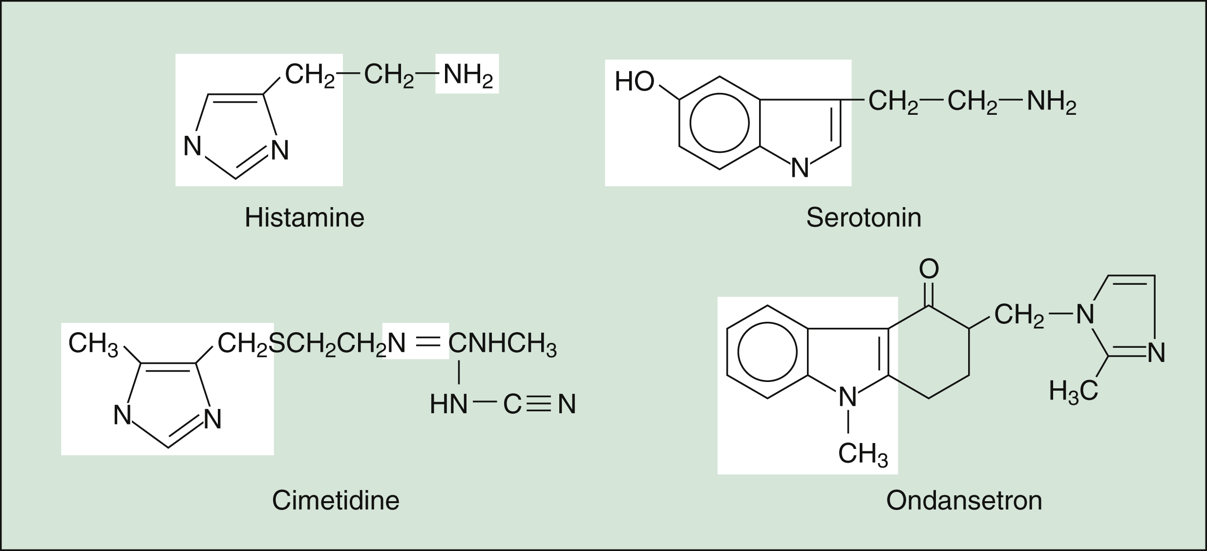 Гистамин и серотонин. Гистамин структурная формула. Тирамин формула.