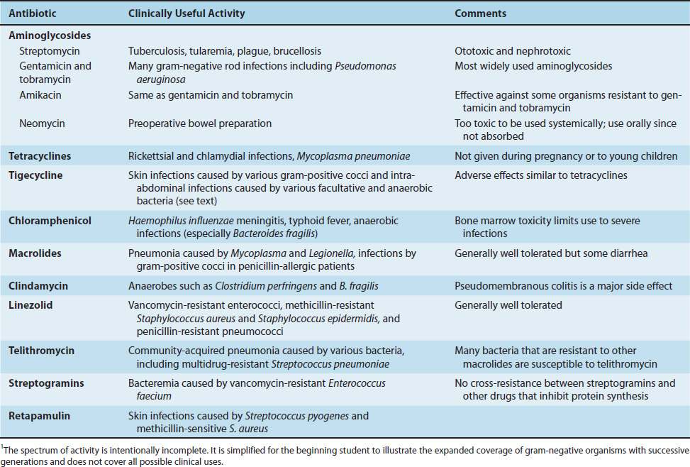 Antimicrobial Drugs: Mechanism of Action